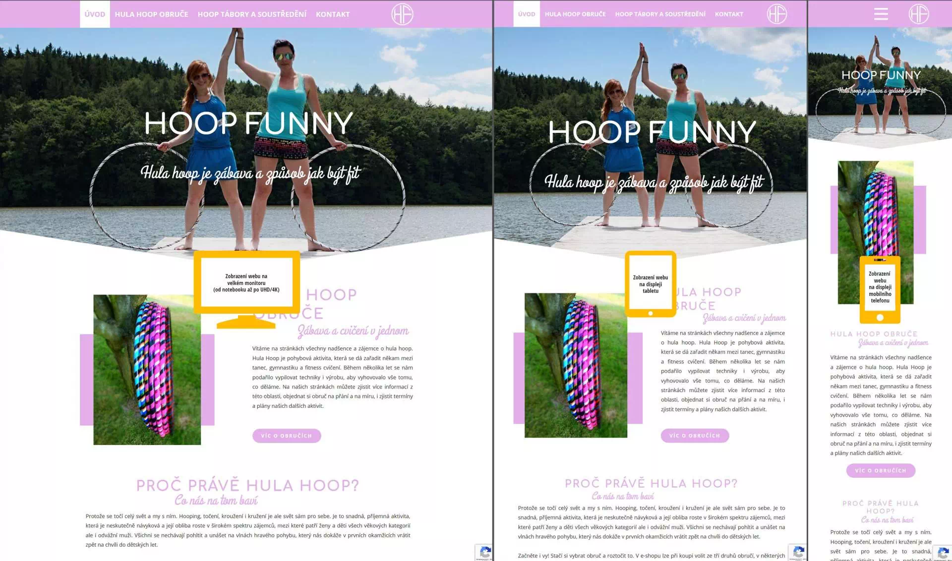 Reference Web - Hula Hoop obruče